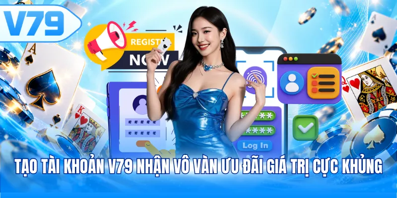 Tạo tài khoản V79 nhận vô vàn ưu đãi giá trị cực khủng